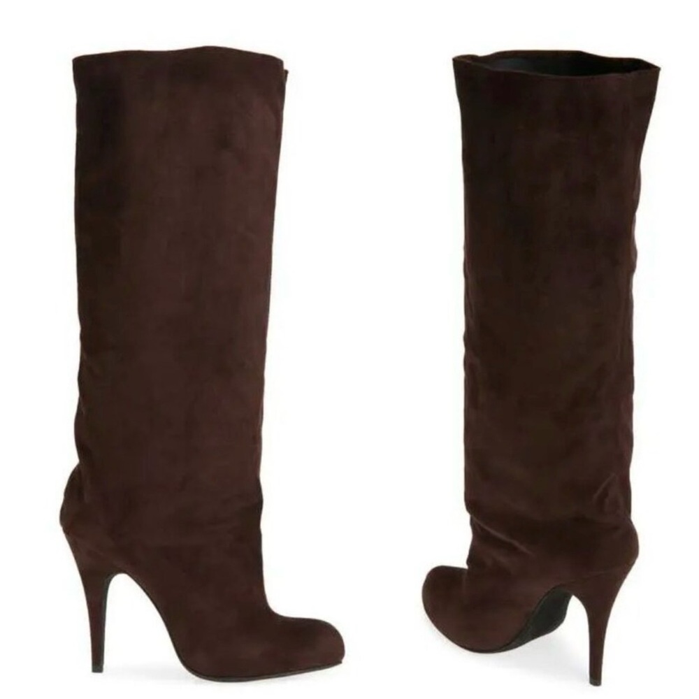 Jeffrey Campbell Profound Brown Suede boots